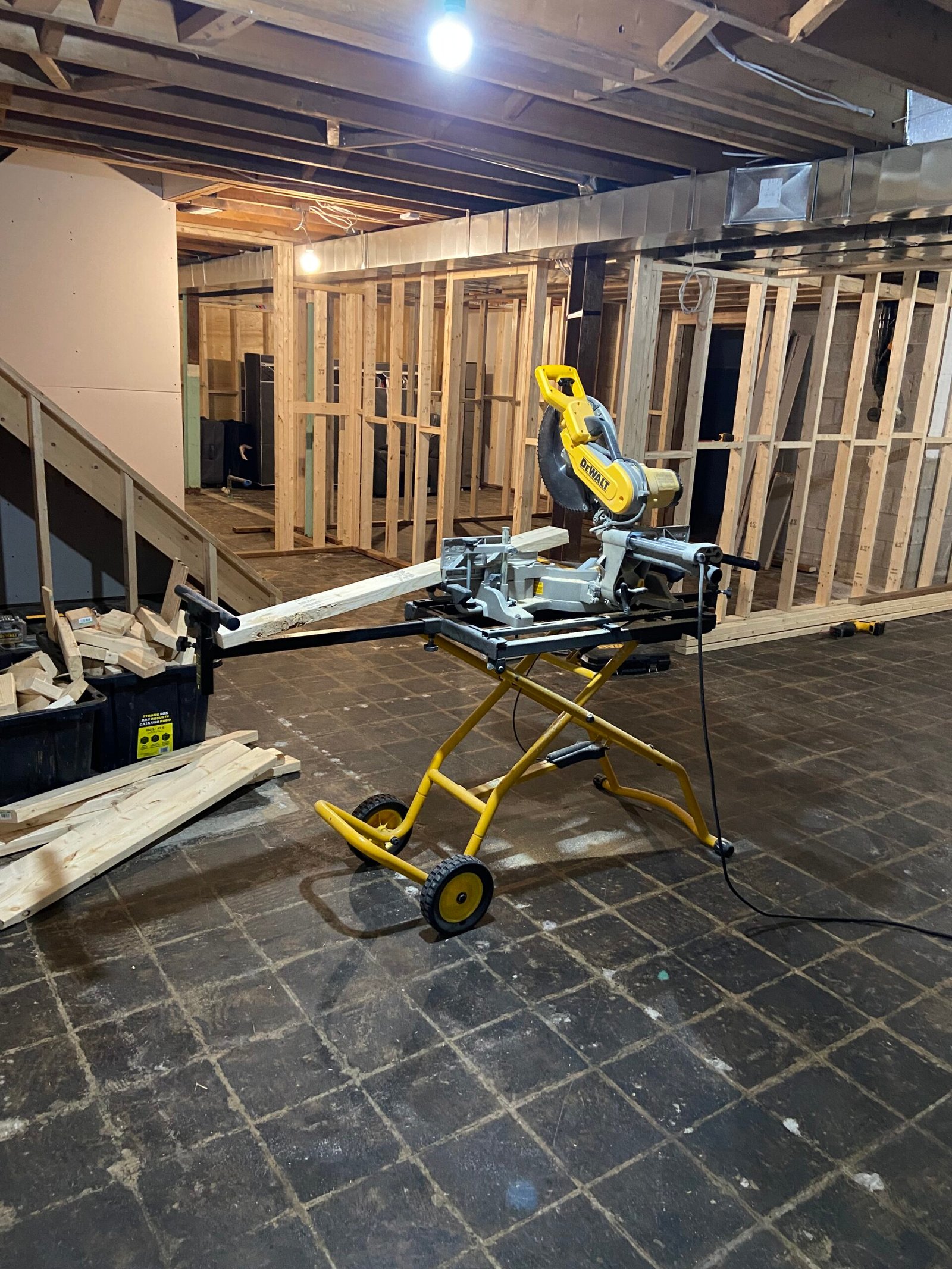 Basement Renovation In Progress