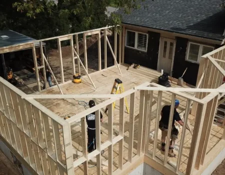Addition Wall Framing Construction